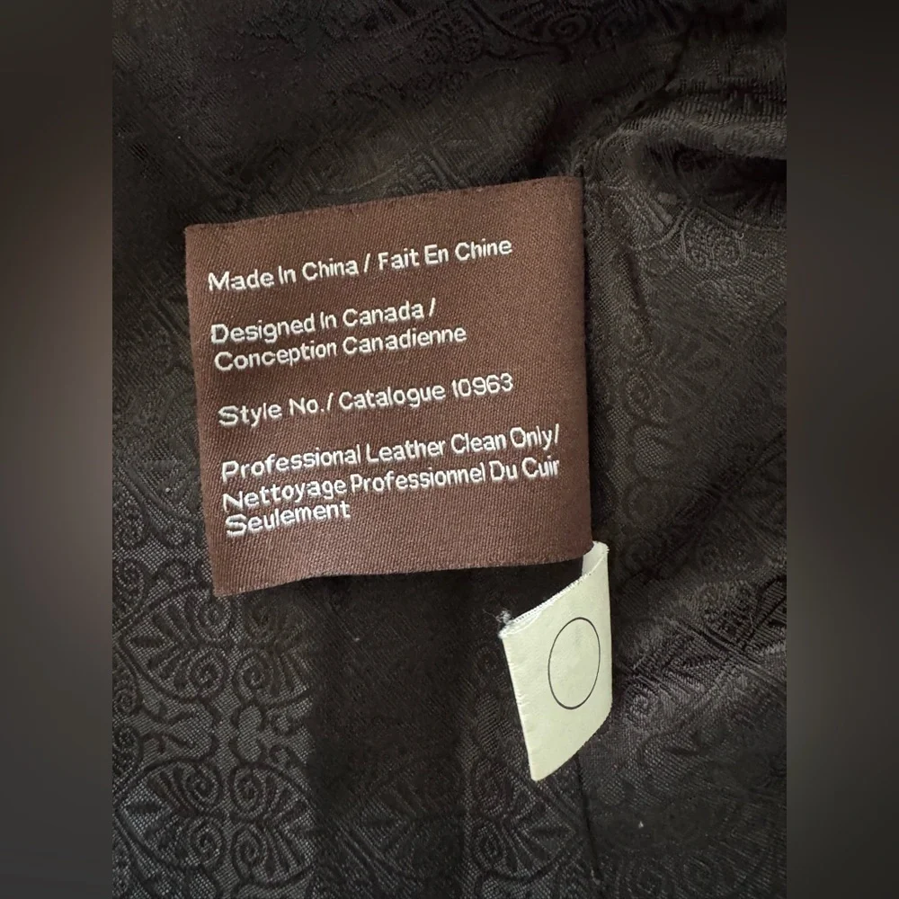 DANIER Y2K black leather Jacket size XS - Picture 8 of 15